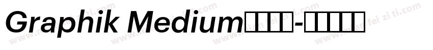 Graphik Medium免费下载字体转换